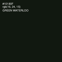 #10180F - Green Waterloo Color Image
